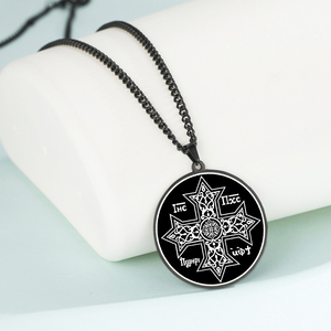 Cruz Ortodoxa Copta con Jesús Cristo, <span class=keywords><strong>el</strong></span> Hijo <span class=keywords><strong>de</strong></span> <span class=keywords><strong>Dios</strong></span>, Amuleto Grabado con Láser, Talismán, Joyería, Collar con Colgante <span class=keywords><strong>de</strong></span> Acero Inoxidable - Product Image 4