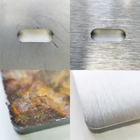Machine de polissage automatique de métaux SQS1000 avec engrenage moteur pour l'ébavurage, le desserrage et l'élimination des scories des plaques en fer, aluminium et acier inoxydable