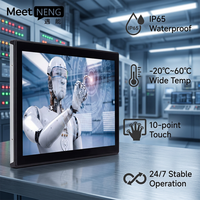 Panel PC Industrial Táctil Sin Ventilador de 15-32 Pulgadas, Integrado con Android/Linux/Win 10 11, Monitor Todo en Uno para Automatización Industrial