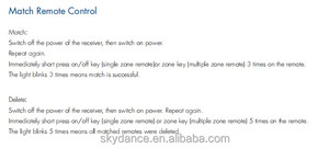 Skydance V1-F FADE-in FADE-OUT LED điều khiển Dimmer RF 2.4 Gam không dây điều khiển từ xa 5 Fading tốc độ - Product Image 6