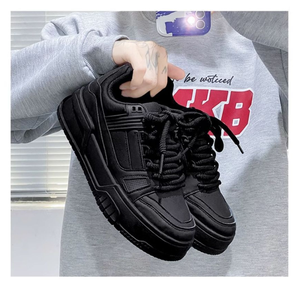 Zapatos Casuales de Moda 2025, Zapatos Deportivos de Piel Sintética PU de Corte Bajo, Estilo Skateboard, Zapatos para Caminar, Zapatos de Hombre - Product Image 2