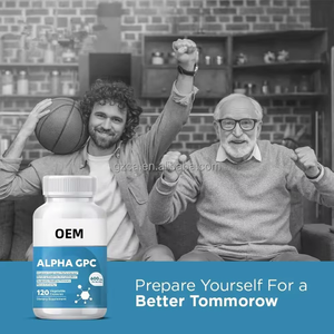 Venta caliente OEM función cerebral Alpha GPC glycerylphosphorylcholine cápsulas compatible con la salud del cerebro de la memoria para adultos - Product Image 2