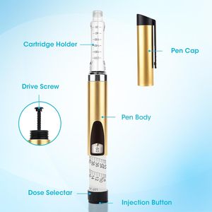 Metal Reusable Durable Environmentally Friendly <b>Pen</b> 3ml 0-60IU for Skin Care Moisturizing - Product Image 4