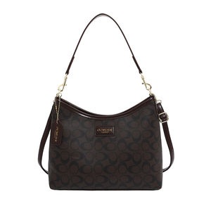 Sac fourre-tout de haute qualité en PU, modèle 2025, avec fermeture éclair et doublure en polyester. Sac à bandoulière portable antivol - Product Image 5