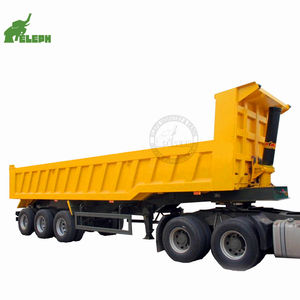Fabricants d'usine de remorques à benne basculante de 45 mètres cubes à vendre - Product Image 6