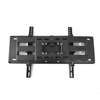 Dudukan TV Dinding Full Motion Baja Max VESA 600x400mm untuk TV 32-70 inci dengan Kemiringan 15° & Putaran 60° Kapasitas 50kg Warna Hitam Bersertifikasi CE