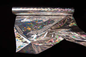 EVA <span class=keywords><strong>OPP</strong></span> holografik laminasyon rulo Film altın/gümüş BOPP karton için parlak yumuşak plastik streç ambalaj etiket - Product Image 2