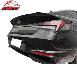 Alerón Trasero Estilo M4 para Hyundai Elantra Sedán de 4 Puertas 2021-2026, Negro Brillante - Product Image 2