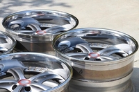Velg JC 2-piece Krom Poles Kustom Tempa 5x112 5x114.3 5x120 18 19 20 21 22 24 Inch untuk bmw Mercedes audi