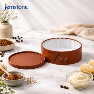 Caja <span class=keywords><strong>de</strong></span> Embalaje <span class=keywords><strong>de</strong></span> Cartón Reciclable Personalizada <span class=keywords><strong>de</strong></span> Grado Alimenticio para Pasteles, <span class=keywords><strong>Cilindro</strong></span> para Hornear Postres, Tubo <span class=keywords><strong>de</strong></span> Papel para Tiramisú y Pastel <span class=keywords><strong>de</strong></span> Queso - Product Image 5