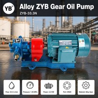 ZYB 33.3 Restöl-Zahnradpumpe 33.3 LPM 2.2 KW Verschleißfeste Zahnradpumpe aus legiertem Stahl für Schweröl mit Elektromotor