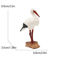 Figurines d'animaux en PVC transfrontalières : Kangourou, Éléphant, Lézard Rouge, Lion de Montagne – Jouets éducatifs pour la maternité