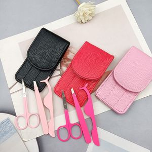 Kit d'outils professionnels de maquillage en gros pour cils, pinces à sourcils et cils en acier inoxydable à pointe fine, logo OEM personnalisé - Product Image 2