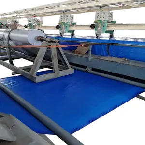 The Latest Full Automatic Hot Air Pond Lining Eyelet Sewing Machine Printing Machine For Tarpaulin Supplier