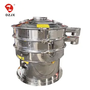 DZJX Rotary Vibrating Screen Zs Round Small Scale Powder Vibration Sifter Milk Sieving Filter Machine Sand Grading Sieve 100
