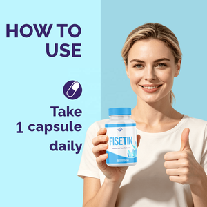 Complément alimentaire antioxydant Fisetin 60 capsules végétaliennes Haccp OEM ODM - Product Image 5