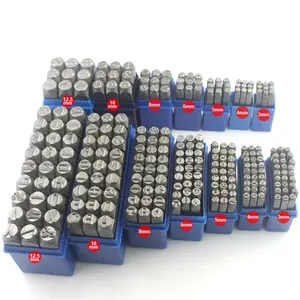 カスタム8mm金属スタンプレターセットプレミアム家庭用金属スタンプレター - Product Image 1