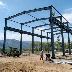 Servicios de Soldadura de Estructuras de Acero de Fabricantes Chinos, Taller Industrial Prefabricado de Acero, Almacén - Product Image 4