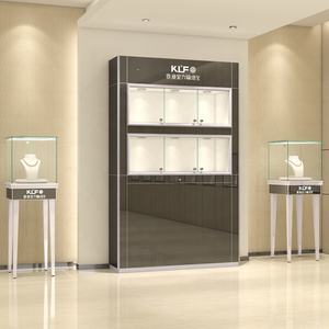 Vitrines optiques de salon mobiles Vitrine de cheveux Vitrine mobile Porte vitrée <span class=keywords><strong>Comptoir</strong></span> d'angle pour magasin - Product Image 2