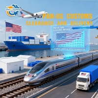 Transitaire Chine-USA Canada Mexique FCL Air Mer Express Agent Maritime DDP Transport Porte-à-Porte Logistique Conteneurs