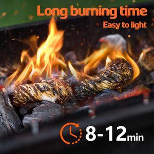 Allume-feu en <span class=keywords><strong>bois</strong></span> <span class=keywords><strong>de</strong></span> pin naturel, longue durée <span class=keywords><strong>de</strong></span> combustion, enduit <span class=keywords><strong>de</strong></span> cire, écologique, imperméable, inodore, pour barbecue, brûleurs <span class=keywords><strong>de</strong></span> <span class=keywords><strong>bois</strong></span>, pizza - Product Image 5