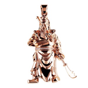 เครื่องเพชรพลอยปรับแต่ง925เงินสเตอร์ลิงสร้อยคอจี้กวน<span class=keywords><strong>กวน</strong></span>ดีไซน์ตัวละครจี้<span class=keywords><strong>กวน</strong></span>อูชุบทองสำหรับ<span class=keywords><strong>ผู้ชาย</strong></span> - Product Image 1