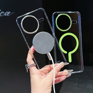 Coques de téléphone portable transparentes magnétiques pour Redmi K80 Pro, protection intégrale 360°, antichoc, anti-chute - Product Image 2