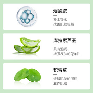 Gel d'aloe vera naturel à base de plantes 30g Soin hydratant de nuit pour le visage pour tous types de peaux - Product Image 3