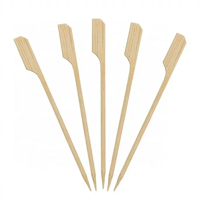 KarlNiko bamboo Paddle Teppo Barbecue Skewers (100 pieces per pack)