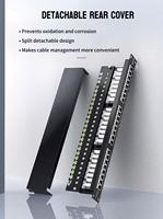 CAT6 24port SFTP Patch Panel RJ45 CAT6E rak jaringan untuk d-link