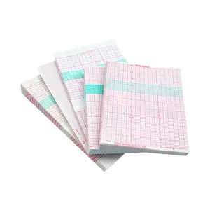 Papel térmico gravador ecg, rolo de papel médico 110mm x 20m