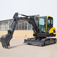 Máquina escavadora de alta produtividade, máquina escavadora de 2 toneladas 4 toneladas 5 ton 6 ton