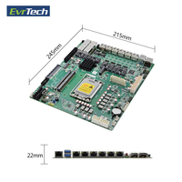 Chipset Intel H770 Keamanan VPN Gateway LGA1700 DDR5 CPU Multi Port Jaringan Firewall Router Perangkat Industri Mainboard