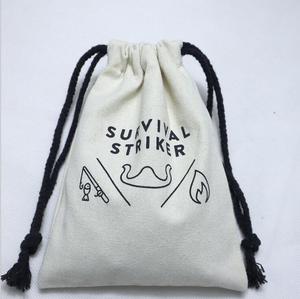 Vente en gros de sacs en coton biologique à cordon personnalisés avec logo imprimé, pochette pour bijoux - Product Image 2