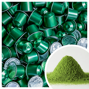 Capsules de Matcha Rapides Chinaherbs Compatibles <span class=keywords><strong>Nespresso</strong></span>, Dosettes Bio ISO, Boîte de 10 pour un Préparé Latte Facile à Domicile ou au Bureau - Product Image 1