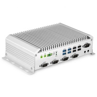 Sans ventilateur IPC I3 I5 I7 CPU PC industriel robuste intégré boîte PC Mini ordinateur boîte 10 * COM + 3 * LAN