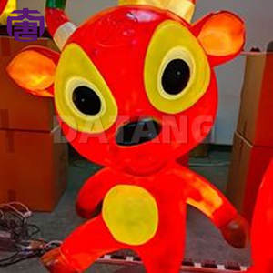 Ip65 Outdoor Chinese Zodiac Cow 3d <b>Motif</b> Led Wedding Decoration Lamp Halloween Christmas Festival Park Garden Landscape <b>Lighting</b> - Product Image 2