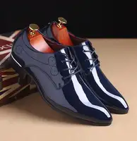 Novo design italiano sapatos masculinos, sapatos oxford de bico de couro patenteado plus size 46 47 48 italianos