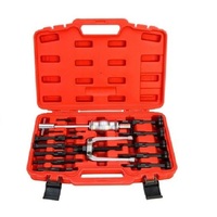 Kit d'extraction interne de roulements aveugles 16 pièces avec marteau à inertie en acier à haute teneur en carbone, outil de démontage, étui rigide
