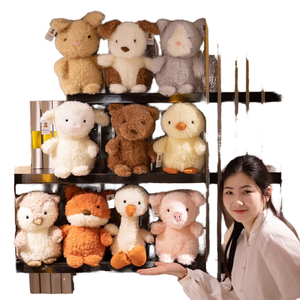 Peluche Animale Riccio a Forma di Maialino, Giocattolo per Bambini 20cm (8 pollici), Imbottito in Cotone PP, Regalo Promozionale - Product Image 1