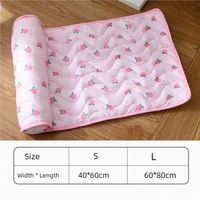 Tapis rafraîchissant en soie pour chien et chat, lit d'été rafraîchissant, durable, imperméable, coussin de voyage pour canapé, accessoires pour animaux de compagnie