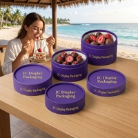 Boîte en carton ronde de qualité alimentaire, résistante au four, pour gâteaux, desserts, emballage en papier, boîte de luxe pour cheesecake