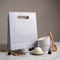 Boîte à pâtisserie en carton ondulé avec impression couleur personnalisée de luxe, boîte d'emballage alimentaire pour plats à emporter, boîte à collation de qualité alimentaire
