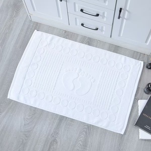 Vente en gros usine – Serviette <span class=keywords><strong>de</strong></span> sol et <span class=keywords><strong>de</strong></span> bain 100 % coton – Tapis absorbant antidérapant pour salle <span class=keywords><strong>de</strong></span> bain et toilettes d'hôtel - Product Image 2