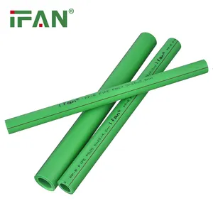 IFAN מפעל מותאם אישית גודל 20-160mm אספקת מים צינור ירוק Ppr צינור Ppr צינור מים