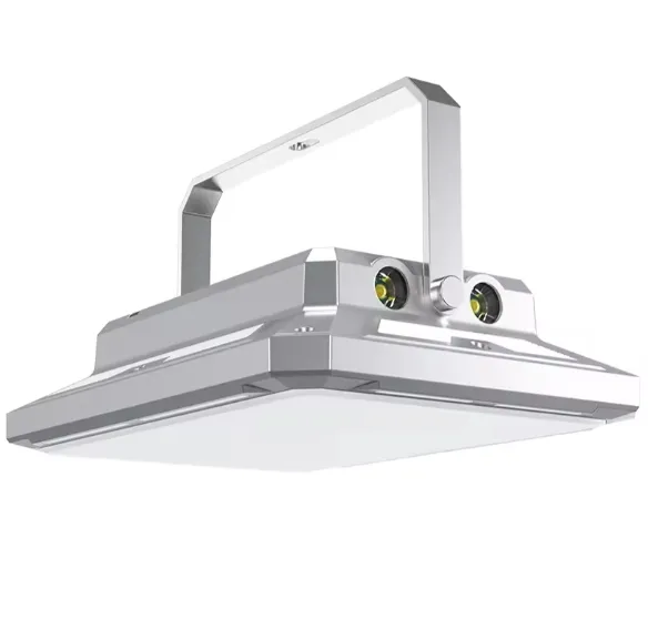 Banqcn 50 W tragbares LED-Flusslicht mit ultralanger Akkulaufzeit magnetische Federung Indoor- und Outdoor-PC-Lampe für Garagen