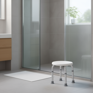 Siège de bain réglable en hauteur, blanc, 350 lb, équipement de sécurité pour la salle de bain - Product Image 2