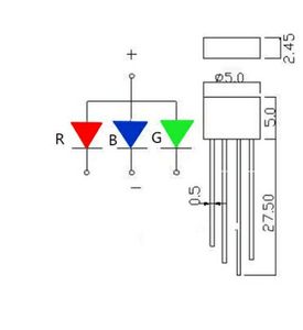 Vanfun Beste Klare Quadratische LED-Diode aus China Diffus mit 5V Max Sperrspannung Mehrfarbig Durchsteckmontage 20mA Vorwärtsspannung - Product Image 6