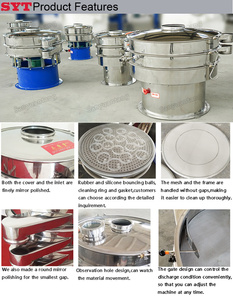 Proveedores de máquinas de pantalla vibratoria para clasificación de polvo químico/tamiz vibratorio Vibro <span class=keywords><strong>Sieve</strong></span> Shaker - Product Image 4