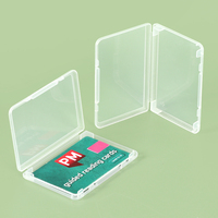 YUZMEI clair ID nom carte boîte de rangement étui à cartes en plastique pour banque, crédit, cadeau, Bus, RFID, Medicare, affaires, carte USB